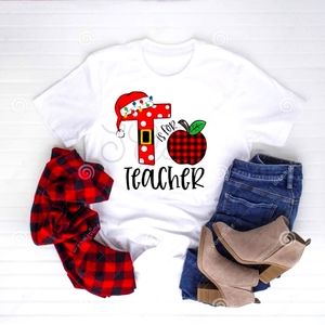Teacher Christmas tshirt